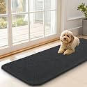 OLANLY Dog Door Mat for Muddy Paws 47x17, Super Absorbent Chenille Mud Mat