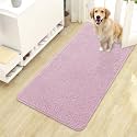 OLANLY Dog Door Mat for Muddy Paws 44x24, Super Absorbent Chenille Mud Mat