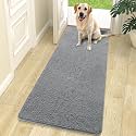 OLANLY Dog Door Mat for Muddy Paws 70x24, Super Absorbent Chenille Mud Mat