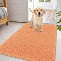 OLANLY Dog Door Mat for Muddy Paws 44x32, Super Absorbent Chenille Mud Mat