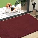 OLANLY Dog Door Mat for Muddy Paws 47x32, Super Absorbent Chenille Mud Mat