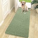 OLANLY Dog Door Mat for Muddy Paws 70x24, Super Absorbent Chenille Mud Mat