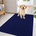 OLANLY Dog Door Mat for Muddy Paws 44x32, Super Absorbent Chenille Mud Mat