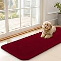 OLANLY Dog Door Mat for Muddy Paws 47x17, Super Absorbent Chenille Mud Mat