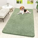 OLANLY Dog Door Mat for Muddy Paws 59x32, Super Absorbent Chenille Mud Mat
