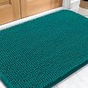 OLANLY Dog Door Mat for Muddy Paws 32x20, Super Absorbent Chenille Mud Mat