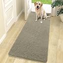 OLANLY Dog Door Mat for Muddy Paws 70x24, Super Absorbent Chenille Mud Mat