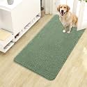 OLANLY Dog Door Mat for Muddy Paws 40x24, Super Absorbent Chenille Mud Mat