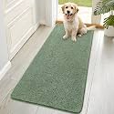OLANLY Dog Door Mat for Muddy Paws 70x32, Super Absorbent Chenille Mud Mat