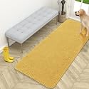 OLANLY Dog Door Mat for Muddy Paws 59x24, Super Absorbent Chenille Mud Mat