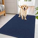 OLANLY Dog Door Mat for Muddy Paws 44x32, Super Absorbent Chenille Mud Mat
