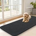OLANLY Dog Door Mat for Muddy Paws 47x20, Super Absorbent Chenille Mud Mat