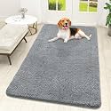 OLANLY Dog Door Mat for Muddy Paws 59x32, Super Absorbent Chenille Mud Mat