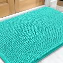 OLANLY Dog Door Mat for Muddy Paws 32x20, Super Absorbent Chenille Mud Mat