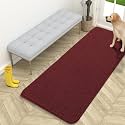OLANLY Dog Door Mat for Muddy Paws 59x24, Super Absorbent Chenille Mud Mat