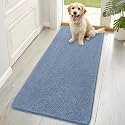 OLANLY Dog Door Mat for Muddy Paws 70x35, Super Absorbent Chenille Mud Mat