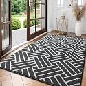 OLANLY Indoor Door Mat 59x35, Low-Profile Dirt Resistant Doormat, Charcoal