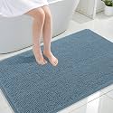 OLANLY Large Bathroom Rugs 44x32, Extra Soft Absorbent Chenille Bath Rugs