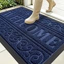 OLANLY Welcome Door Mat Indoor Outdoor 35x23, Heavy-Duty Rubber Doormat