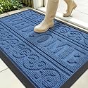 OLANLY Welcome Door Mat Indoor Outdoor 35x23, Heavy-Duty Rubber Doormat