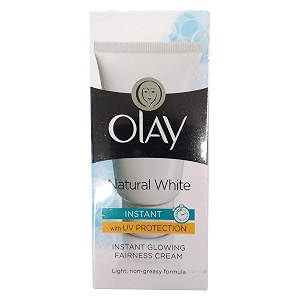 olay instant glowing fairness skin cream - natural white 40g carton