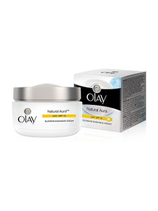 olay natural aura day spf 15 glowing radiance cream 50g