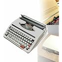Old Fashioned Manual Typewriter(Able to Type), Machine Typewriter, Vintage Finish Antique Typewriter, Portable Flexible Buttons Clear Handwriting