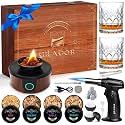 Old Fashioned Smoker Kit with Premium Wooden Gift Box, Whiskey Gifts