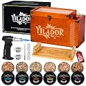 Old Fashioned Smoker Kit with Premium Wooden Gift Box for Cocktails Bourbon