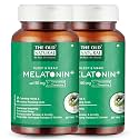 The Old Natural Melatonin 6 mg + Tagara 160 mg Sleep Aid Tablets | Supports Deep Relaxation & Restful Sleep | Sleep Supplement for Men & Women | 120 Veg Tablets