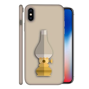 an old paraffin lamp full of dust isolated hard printed designer case for apple iphone 10 a1865 a1901 back cover mrr1484