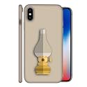 an Old Paraffin Lamp Full of Dust Isolated Hard Printed Designer Case for Apple iPhone 10 A1865, A1901 Back Cover MRR1484