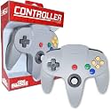 Old Skool N64 Wired Game Controller Joystick for Nintendo 64 - Grey Gamepad