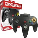 Old Skool N64 Wired Game Controller Joystick for Nintendo 64 - Black Gamepad