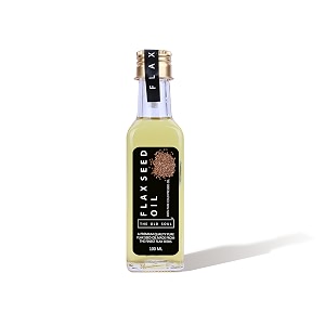 the old soul  100 pure cold pressed flax seed oil  alsi ka tel  glass bottle 100 ml