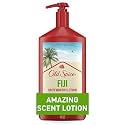 Old Spice Hand, Face &amp; Body Lotion for Men, 24/7 Lightweight Moisturization with Amazing Scent, Instant Absorption, For All Skin Types, Fiji with Palm Tree Scent, 16 oz