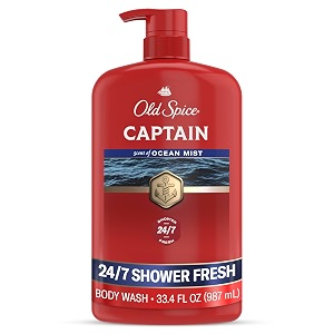 old spice captain body wash for men scent of bergamot 247 shower fresh long lasting fragrance 3x defense formula refreshing amp deep cleansing shower gel 987 ml 334 fl oz