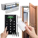 OldArc EK5 Electromagnetic Door Lock kit | Pin+ RFID Card Door Access Control System + EM Lock 600lbs + KM-35 Door Keypad + Power Supply+ Exit Switch + RFID Card Office Electromagnetic Lock