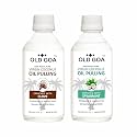 Virgin Coconut Oil Pulling Mouthwash Enriched with Clove &amp; Spearmint | For Healthy Teeth &amp; Gums, Bad Breath, Teeth Whitening, Fresh Breath | Oral &amp; Dental Care |200+200 ML Combo
