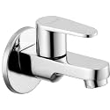 Oleanna Nova-bc Nova Brass Quarter Turn Fittings Bib Cock (Silver, Chrome Finish)