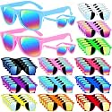Oleitodh 60 PCS Kids Sunglasses Party Favors, Neon Sunglasses Bulk 12 Color