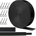 66 ft 3/4 in 2:1 Heat Shrink Braided Sleeving, Black