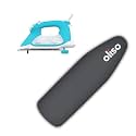 Oliso TG1600 Pro Plus 1800 Watt SmartIron with Auto Lift (Turquoise) & OLISO Ironing Board Cover, durable 100% cotton lined with professional grade felt pad (Gray)
