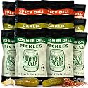 Olive My Pickle Fermented Pickles Probiotic Variety Pack - 384 Ounces | 12-Pack Bundle of Kosher Dill, Garlic, Spicy Kosher Dill Pickles and Brine with Digestive Enzymes for Gut Health - 32 oz per bag