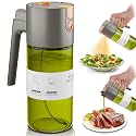Olive Oil Sprayer & Dispenser Bottle for Cooking 17oz Dark Glass Oil Mister