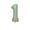 Oliver Green Foil Balloons Number 1, 40 inch