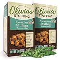 Olivia's Croutons Gluten Free Stuffing Mix - Rosemary & Sage Herb Seasoned Dressing - Vegetarian, Preservative Free, 9 Ounce (Pack of 2)