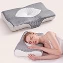 OLIXIS Cervical Neck Pillow for Side, Back and Stomach Sleepers