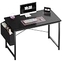 OLIXIS Computer Desk, 44 Inch Gaming Desks for Home Office, Black