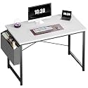 OLIXIS Computer Desk, 44 Inch Gaming Desks for Home Office, All White